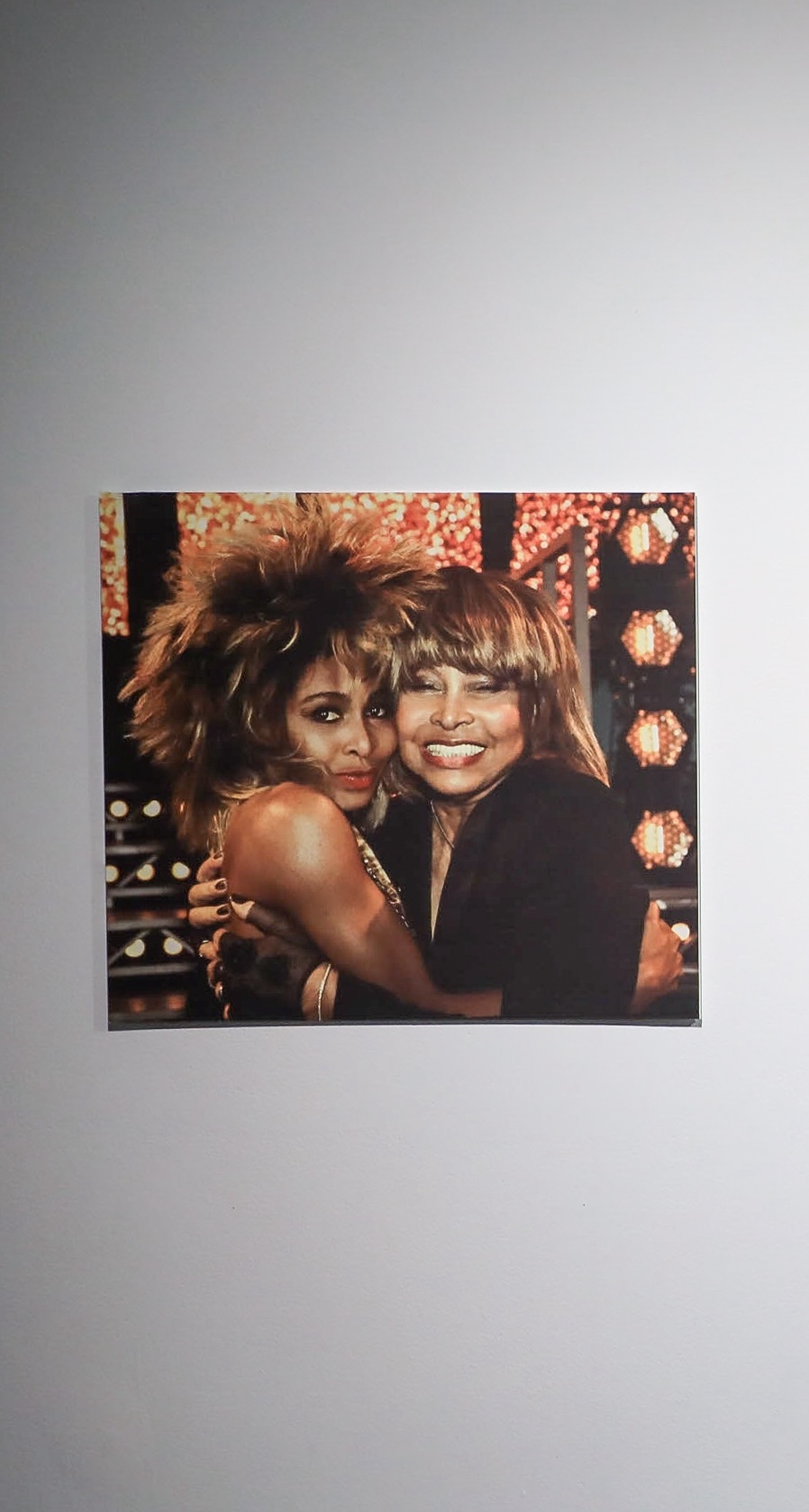 A photo of Imani Mixon and Tina Turner. 