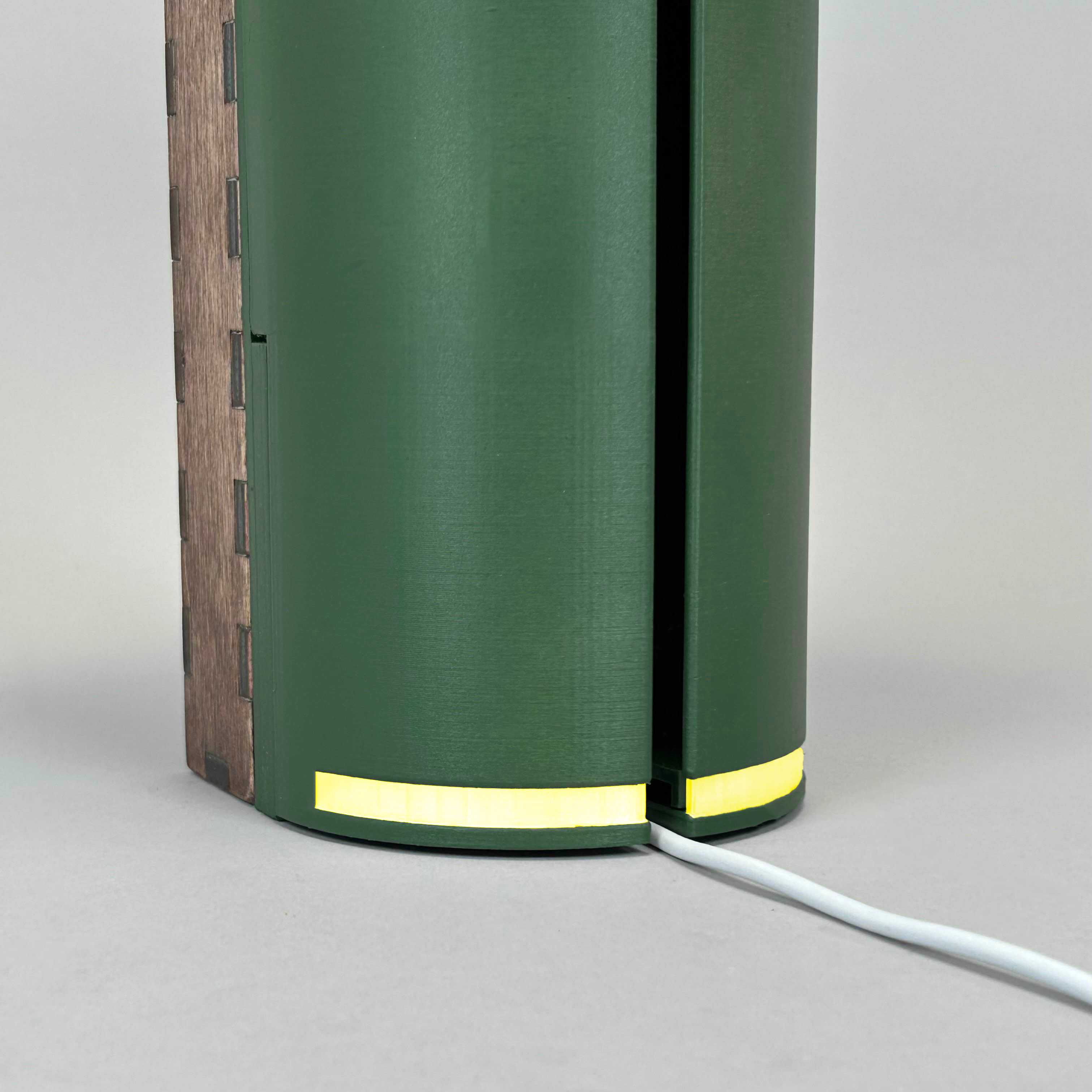 charging cable slot for flower container