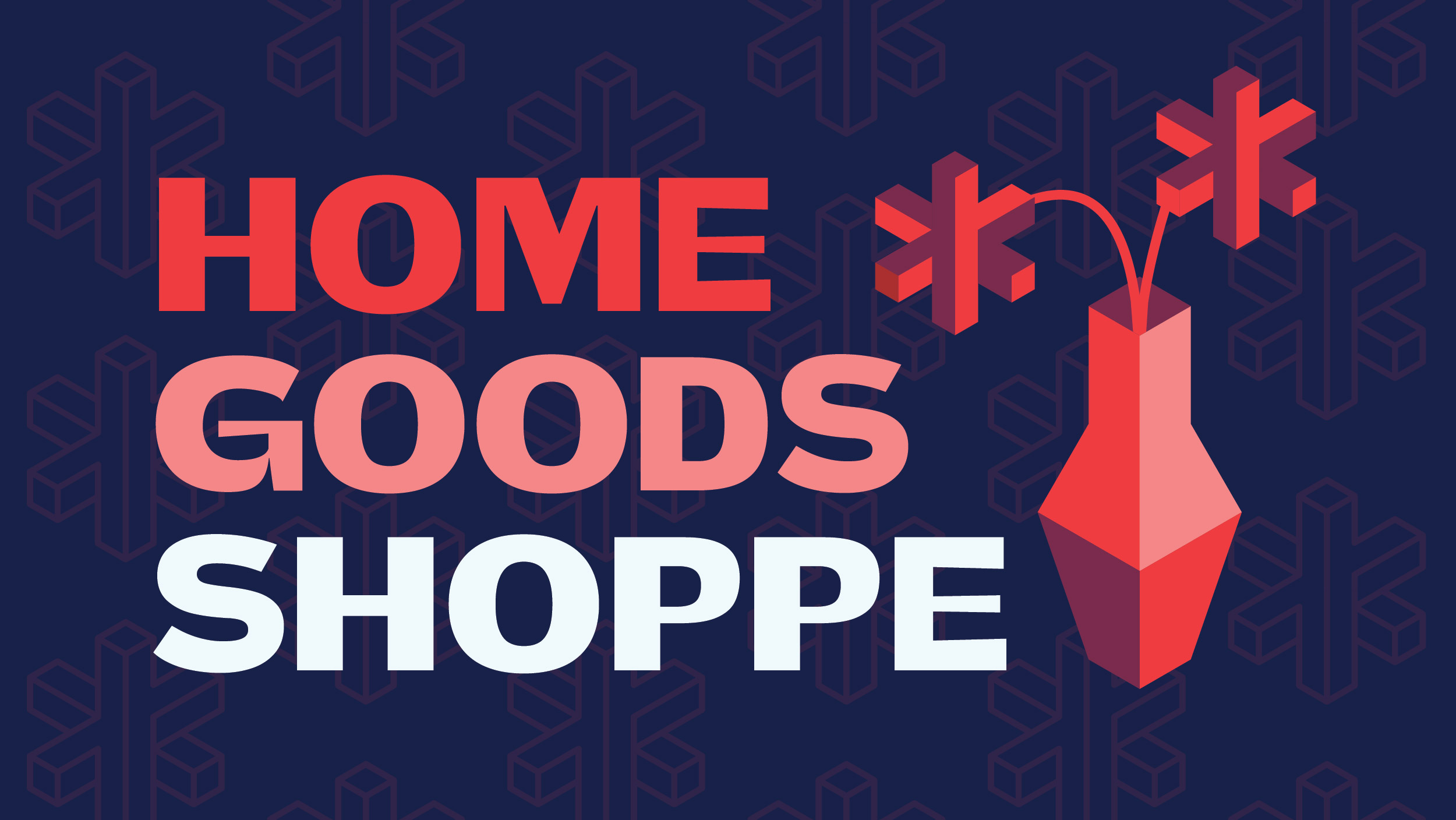 home goods shoppe with flowers in pot