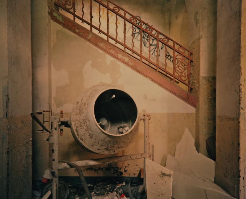 Abandoned Home with a Grain Depot 