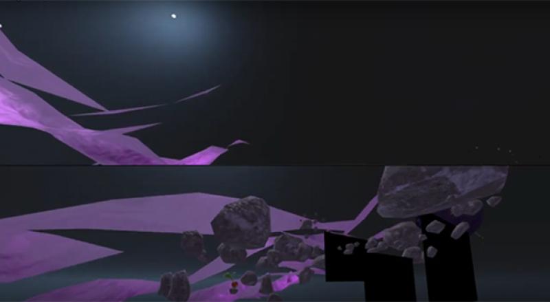 Still image from Vegital Space artwork