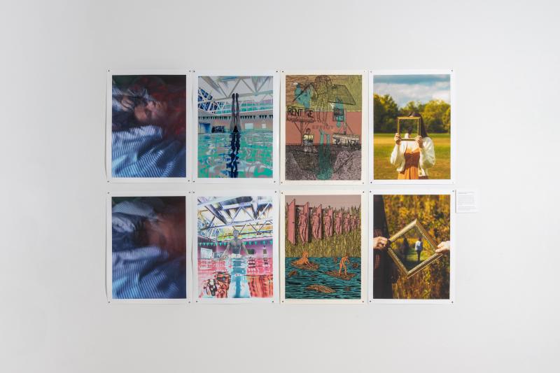 8 colorful images displayed together