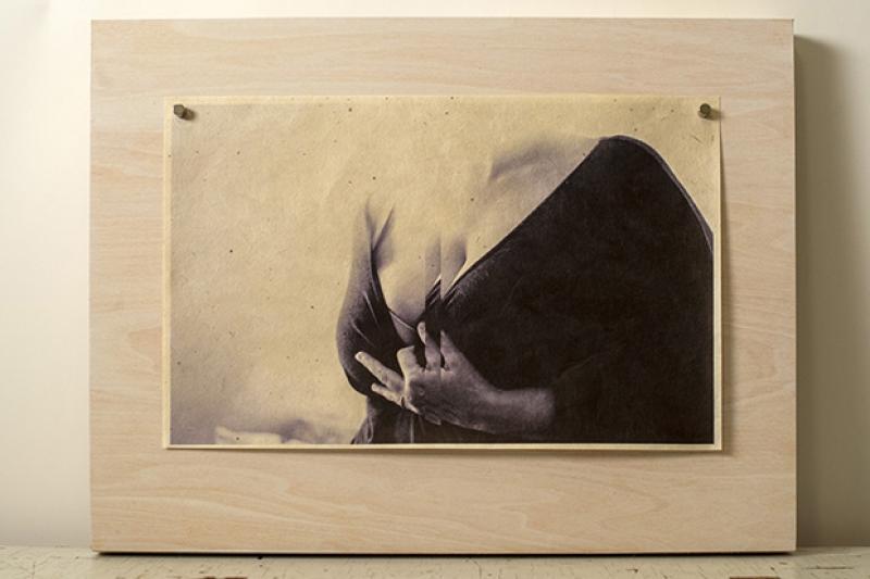 inkjet print on gampi paper