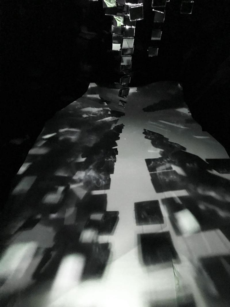 Mirror Chandelier by Hana Gregg