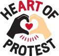 Heart of Protest logo 