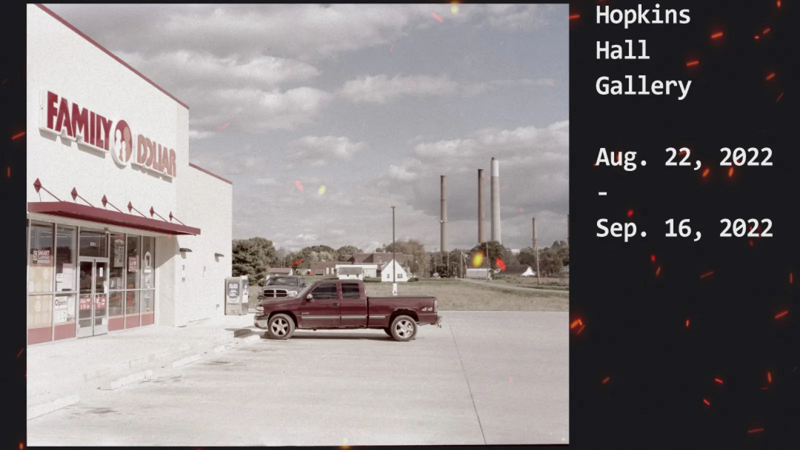 Image of truck in family dollar lot