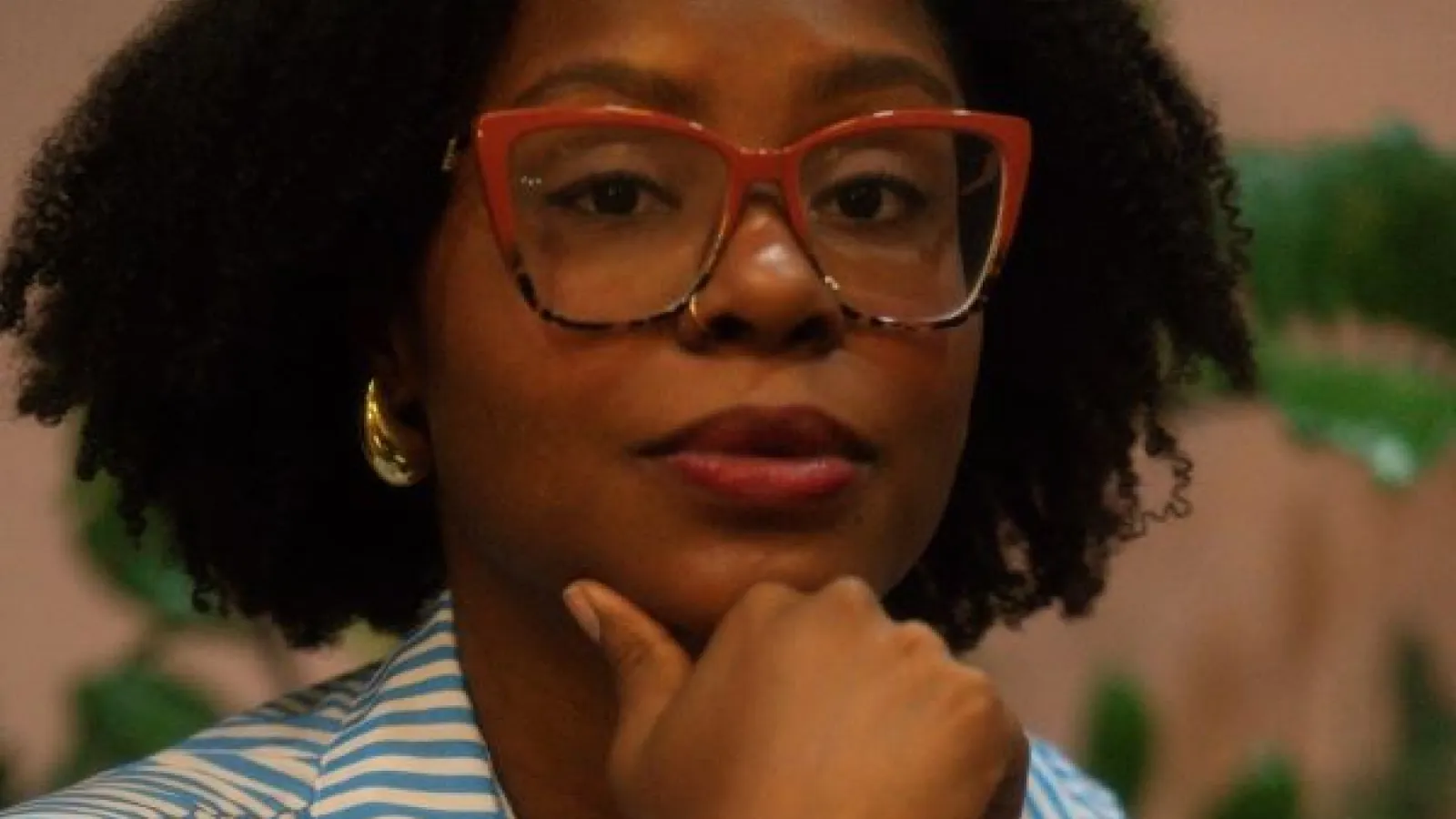 A portrait of Ajanae Dawkins.