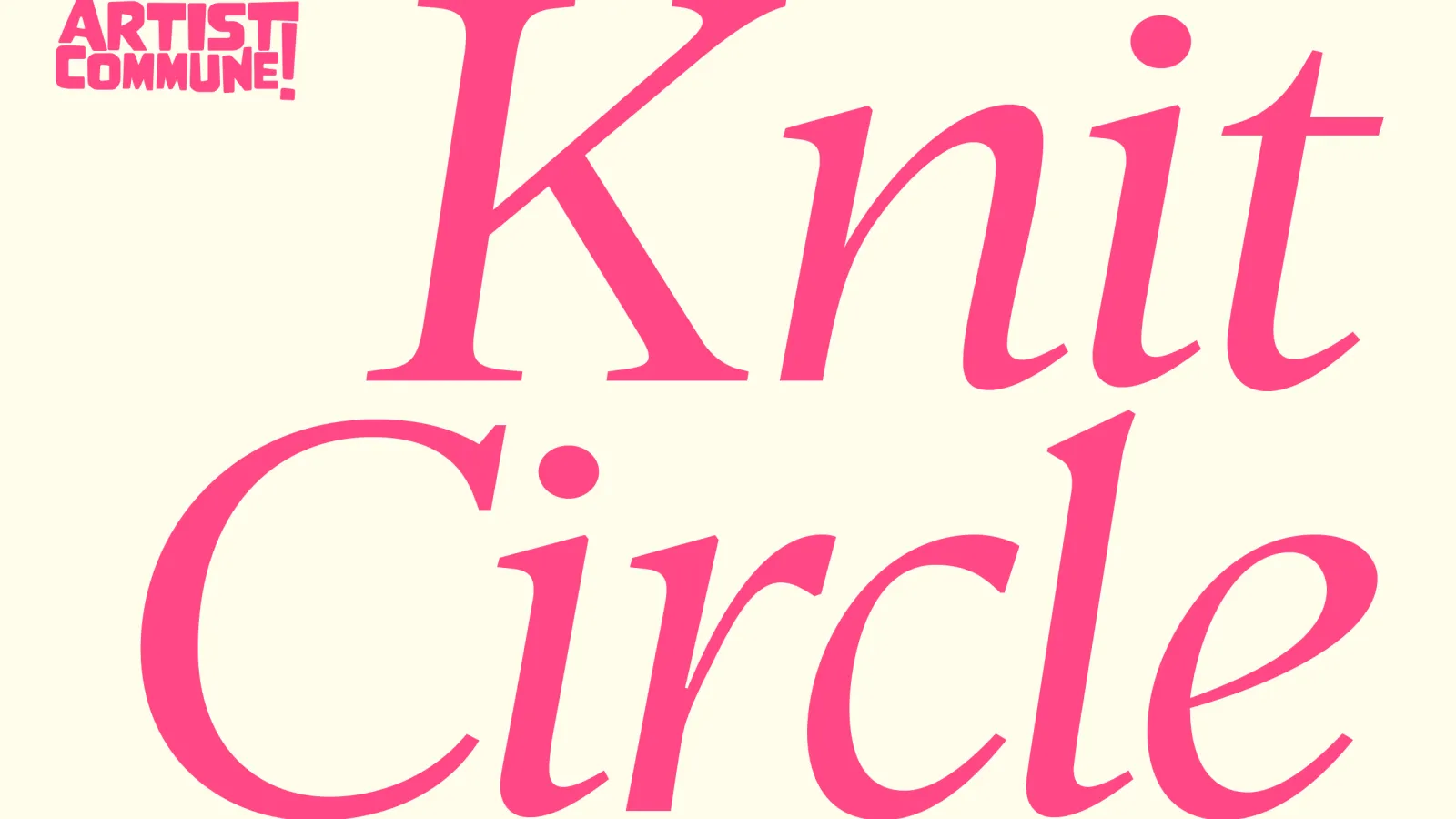 Artist Commune Knit Circle