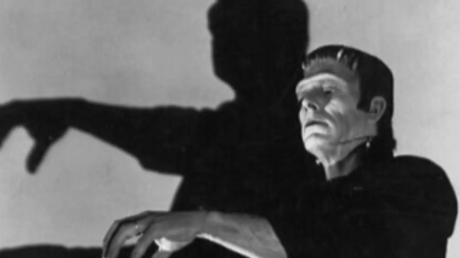 black and white still from the movie frankenstein