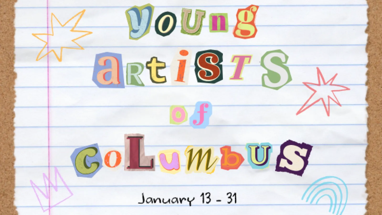 young artists of columbus january 13-31
