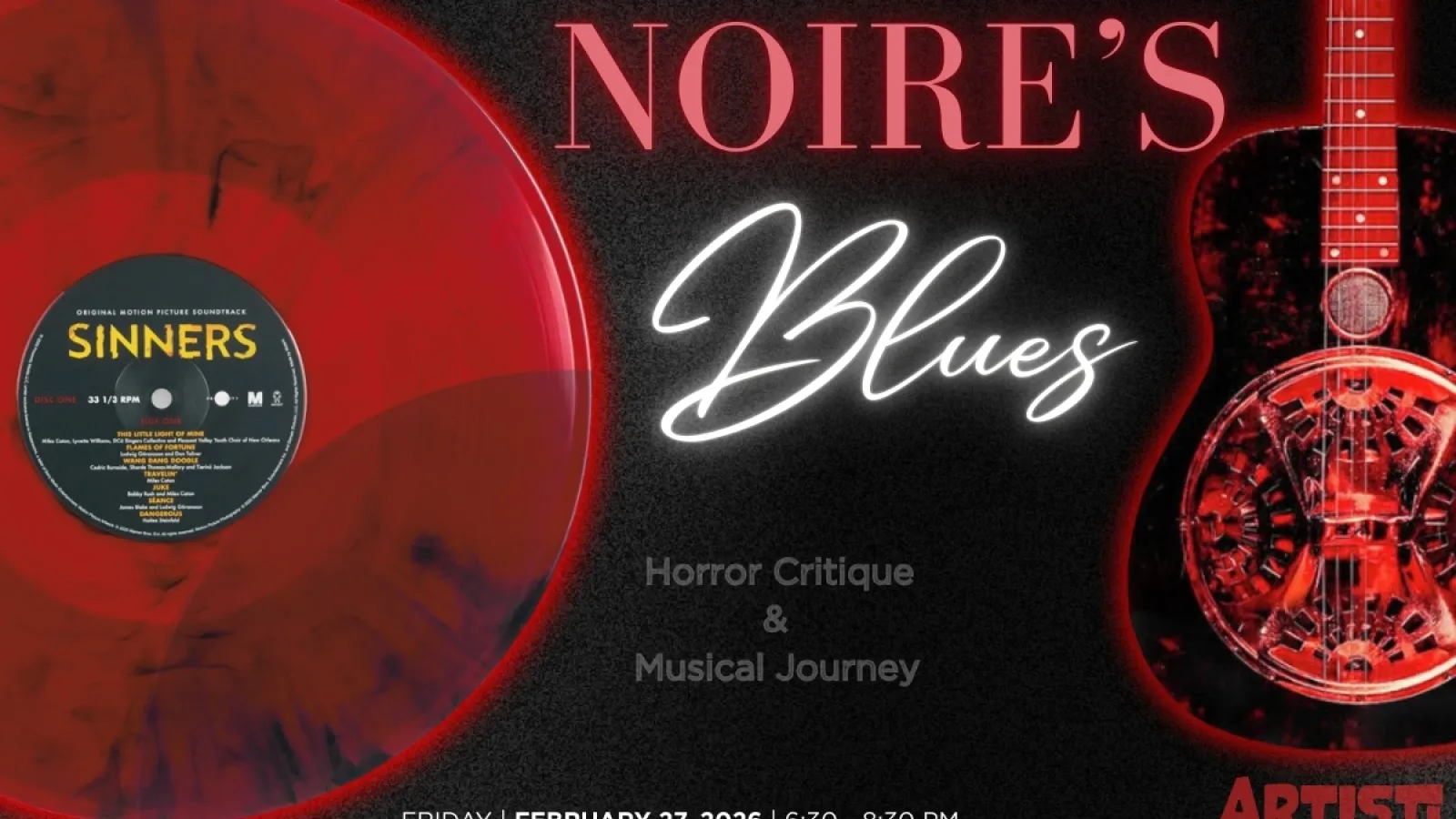 artist commune noire's blues with sinner's guitar