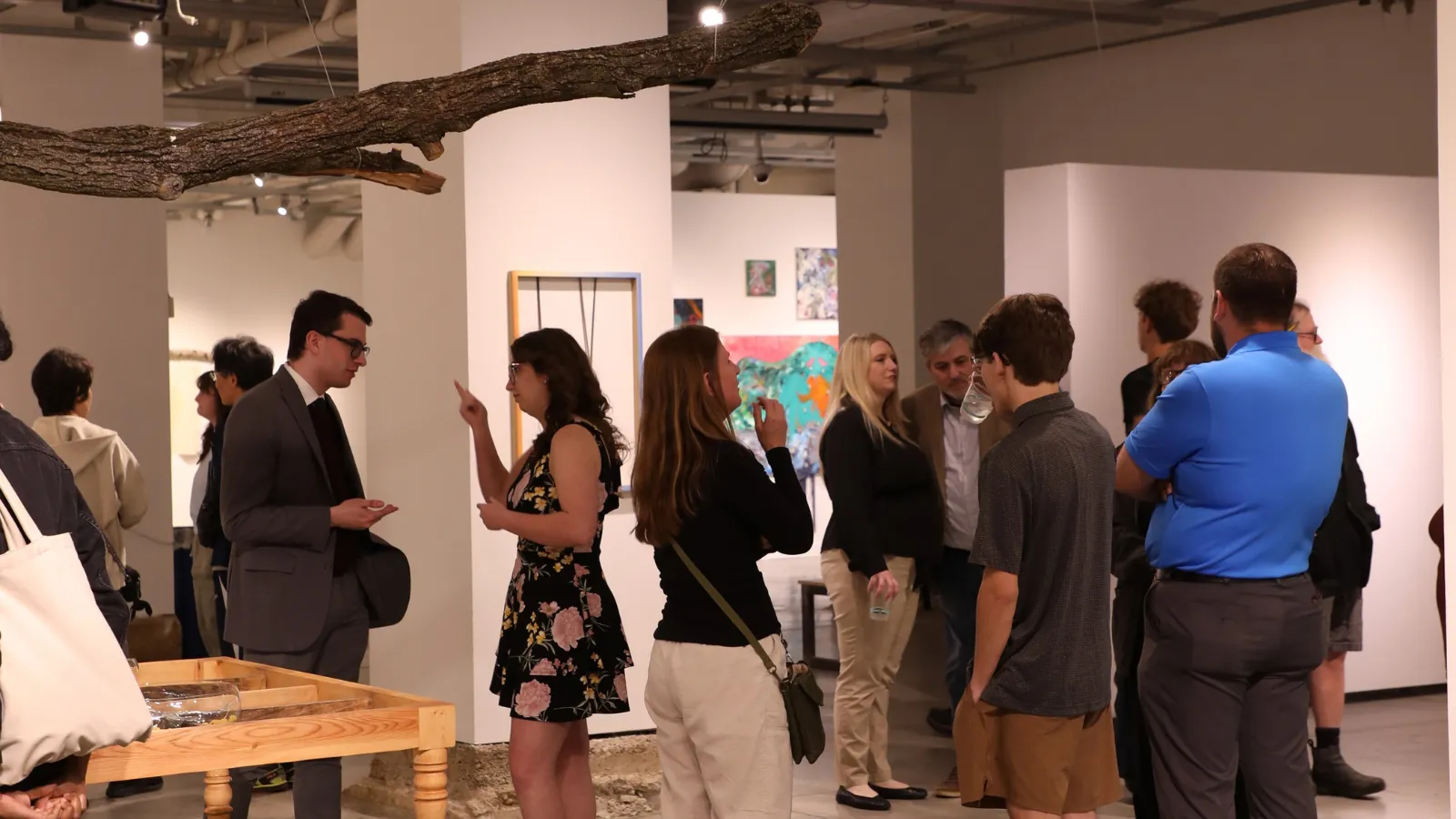 crowd people at Urban Arts Space