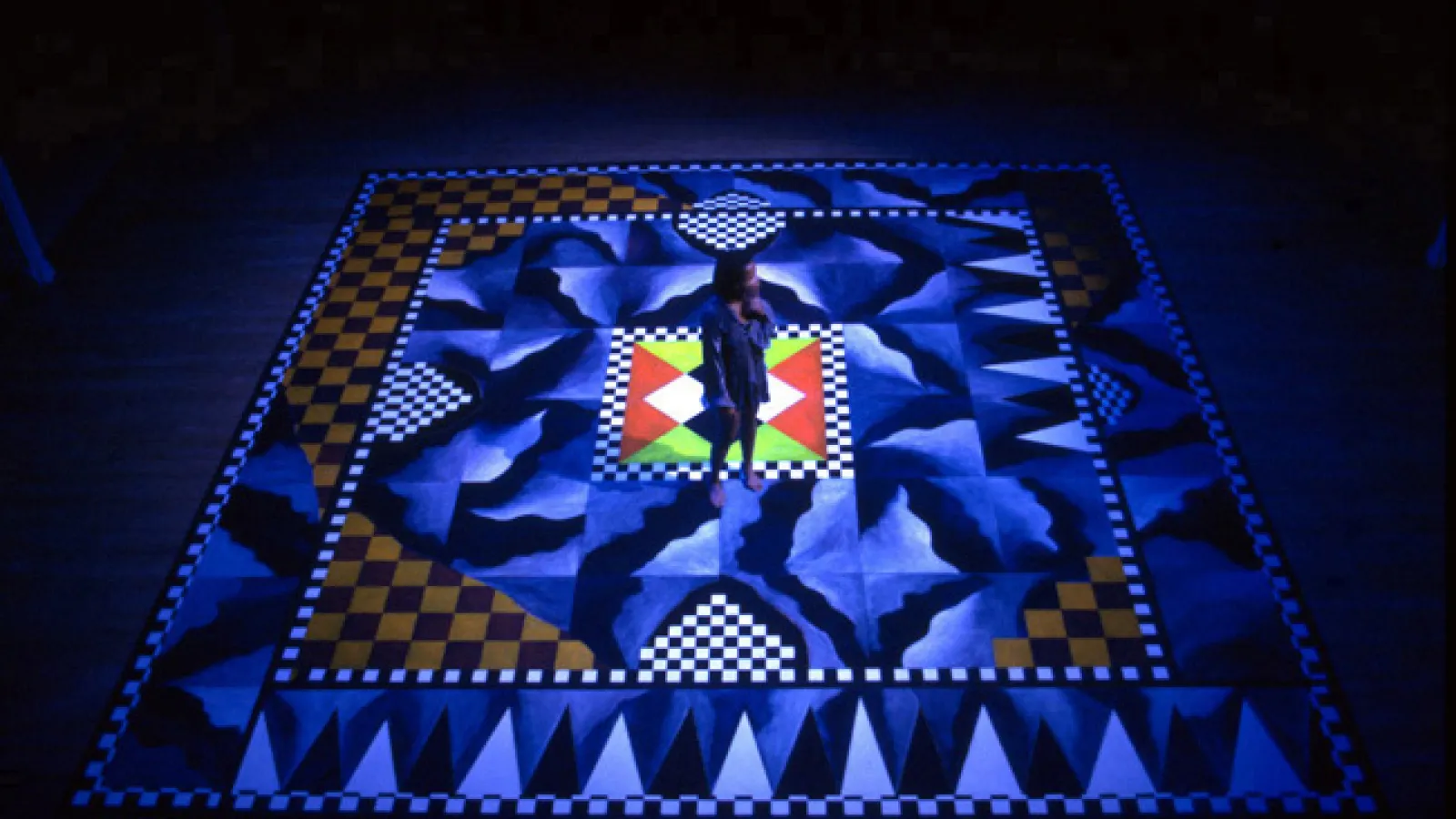 Bebe Miller Company: The Hendrix Project light projection
