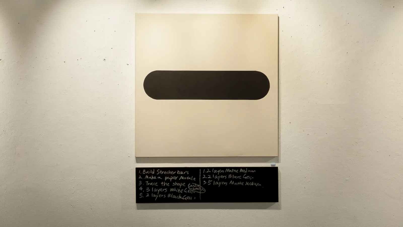 Qicheng Kuang, Chi Chi, What Are These?, Acrylic on canvas and chalk, 2014