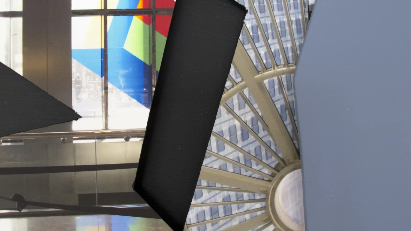 Image of Mick Finch: "engram 36  (detail)," digital photo media and acrylic on wood, 2012