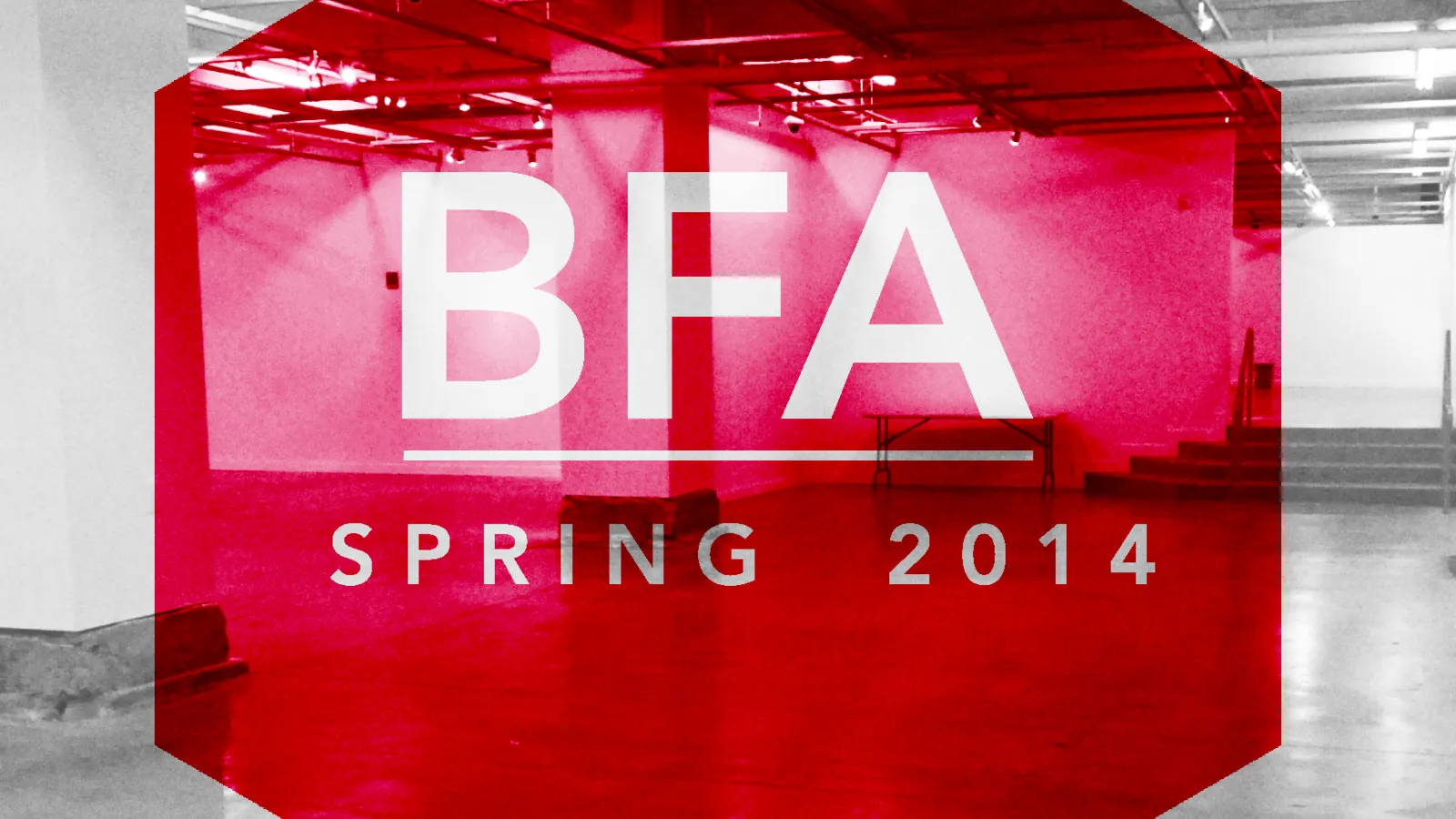 Department of Art Bachelor of Fine Arts Senior Projects Exhibition logo