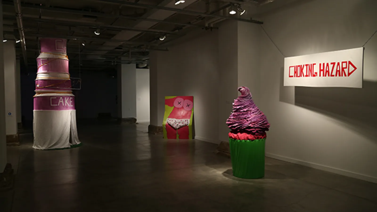 Gallery shot of work by Tala Catrene Kanani