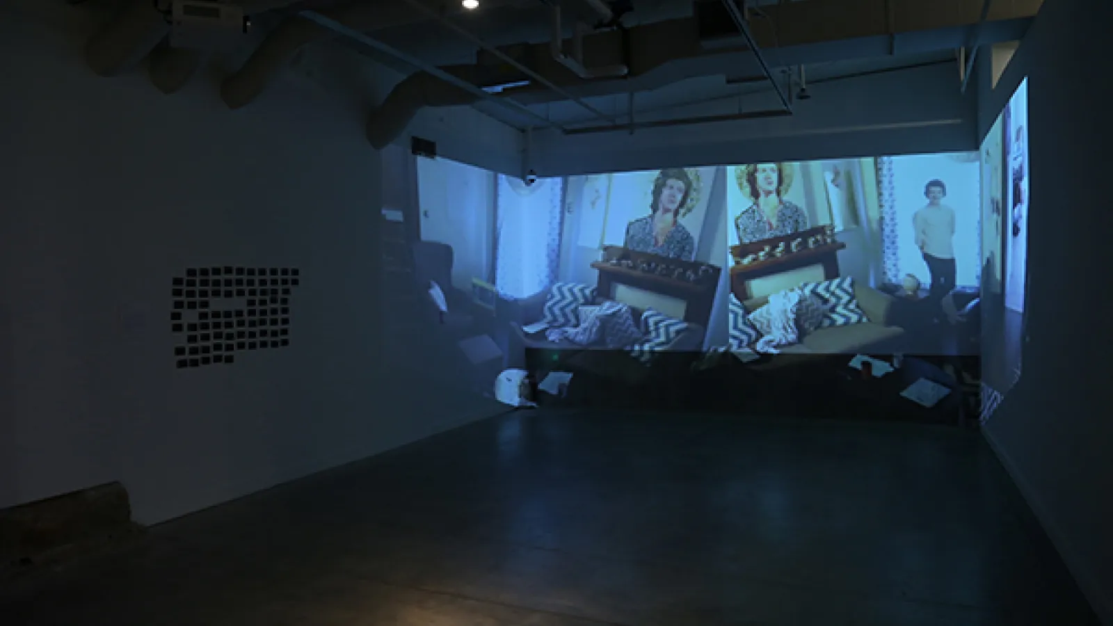 Alexandra D'Astolfo: "broadcasted live stream from my living room," 2014