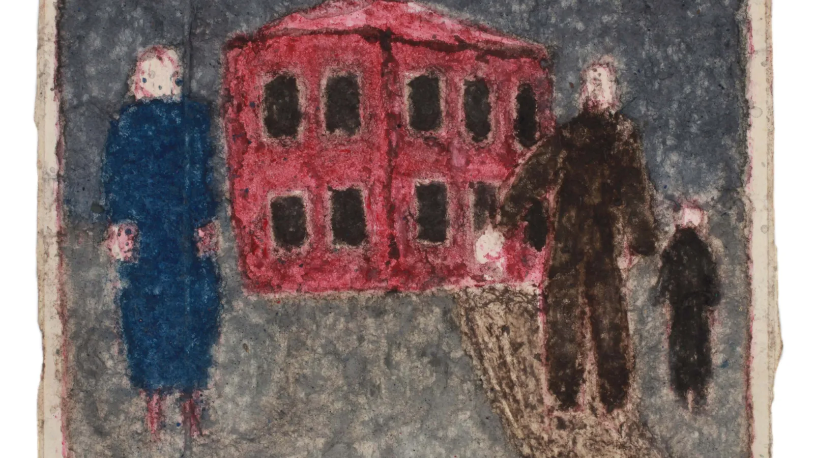 James Castle: "Untitled," found paper, soot. Credit: James Castle Collection and Archive, Boise, Idaho