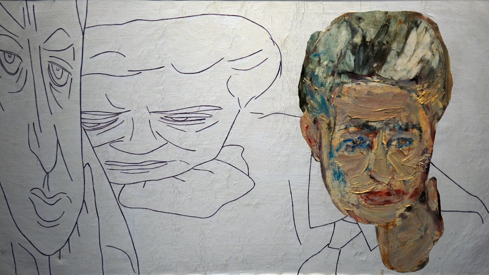 Contemplation, oil on canvas, 1964