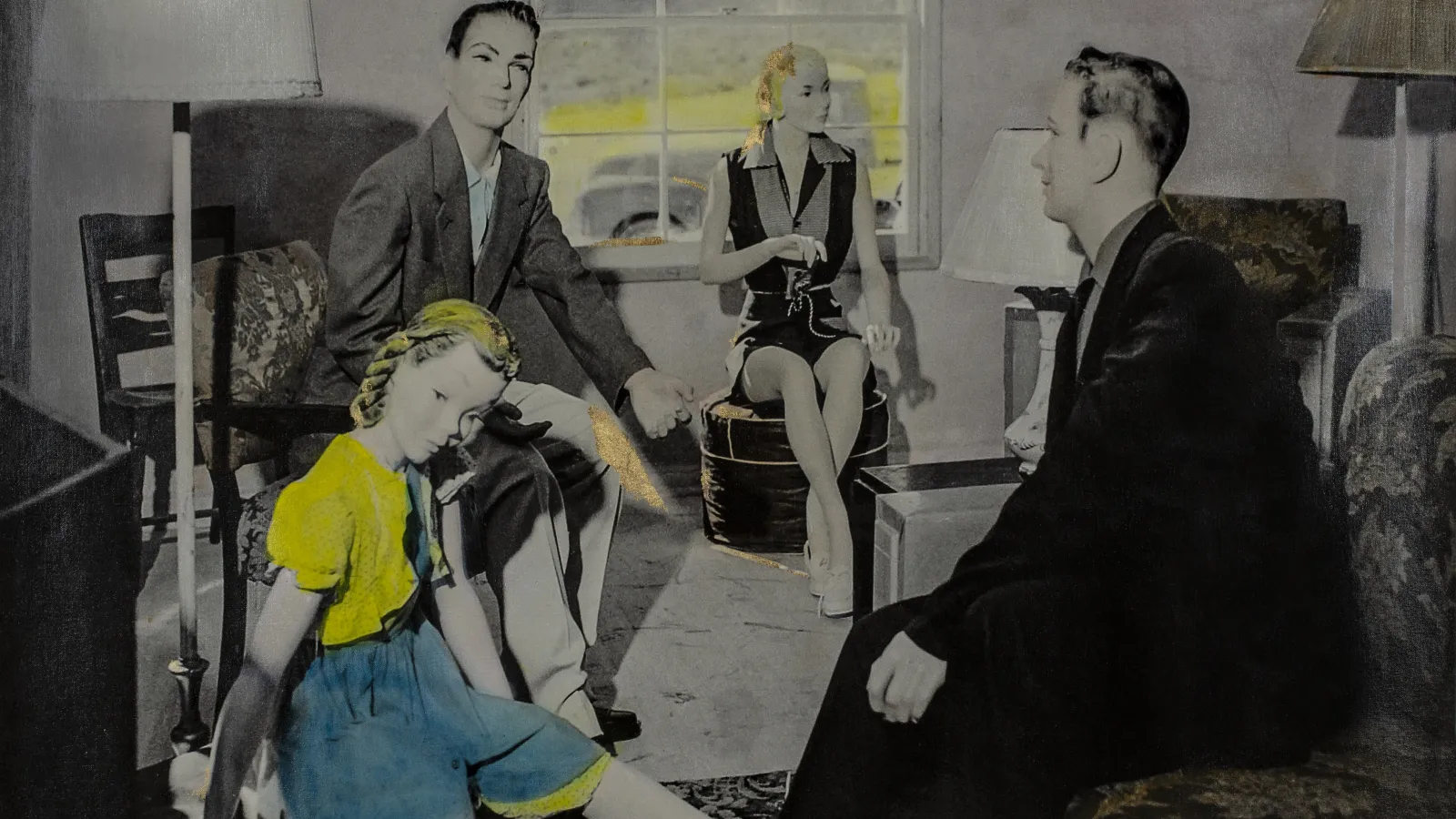 Archival photography recolored using digital technology