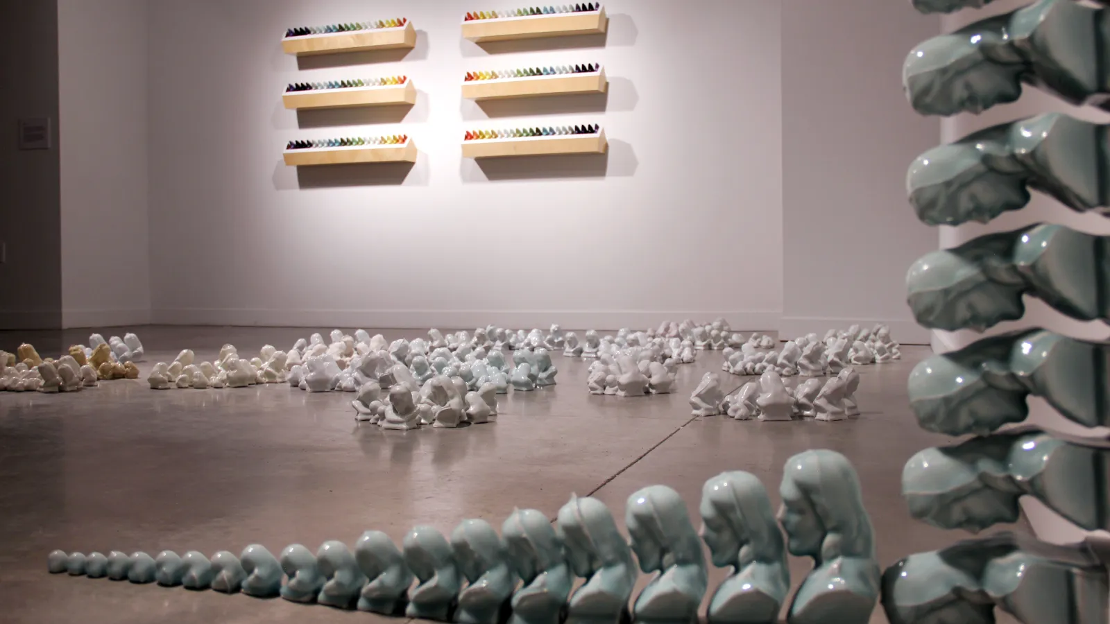 Installation view of the work of Jonathan Fitz