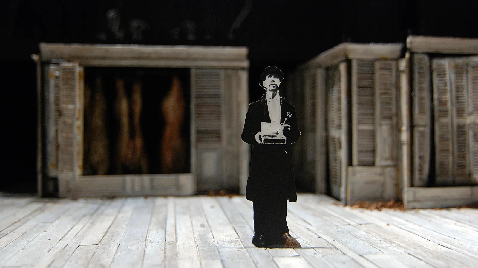 Tony Straiges, Set design model from Tales from Vienna Woods, Yale Repertory Theatre, New Haven, 1978