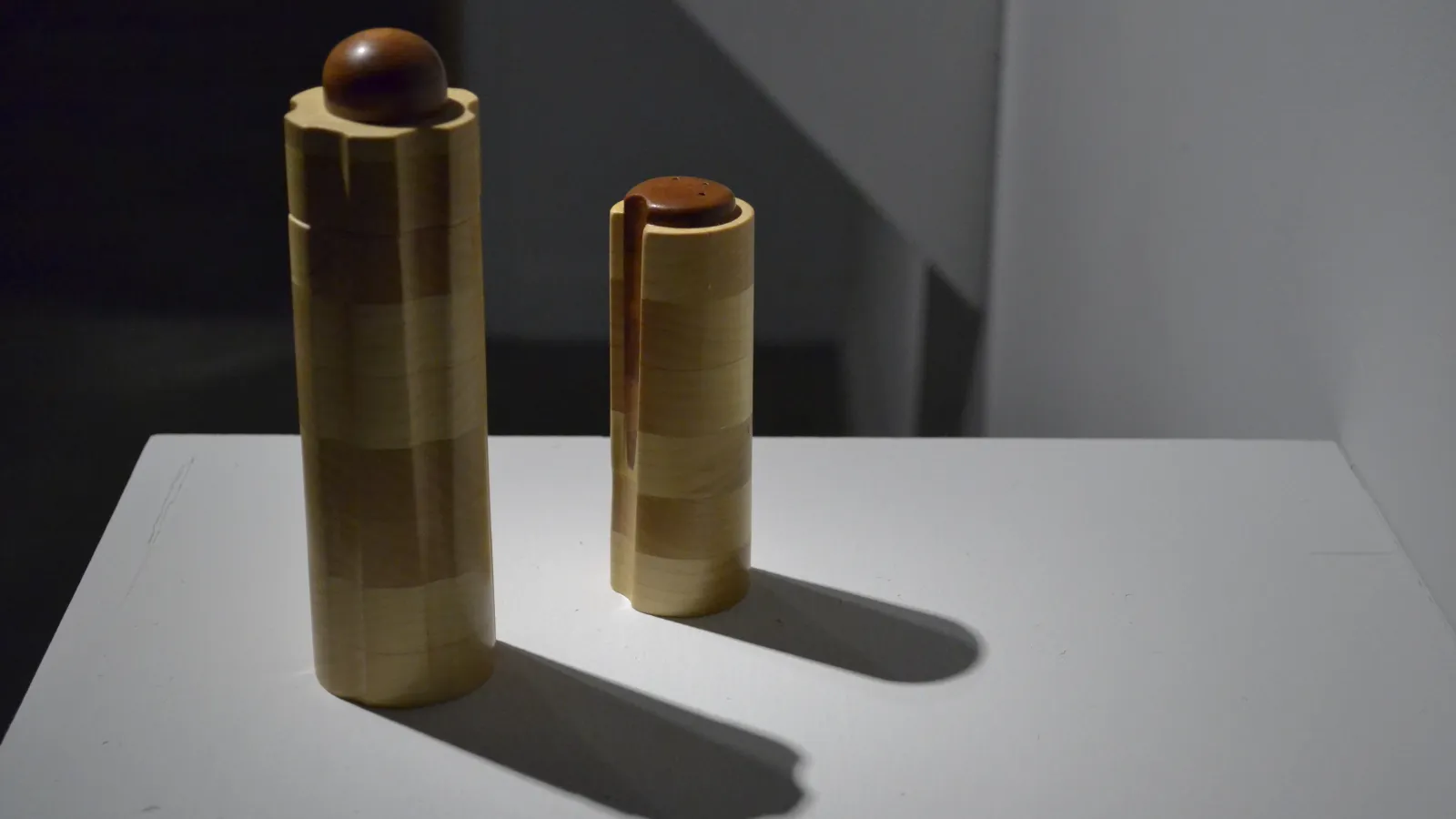 Image of Mike Lemon: "Day and Night," maple and cherry hardwoods, 2013