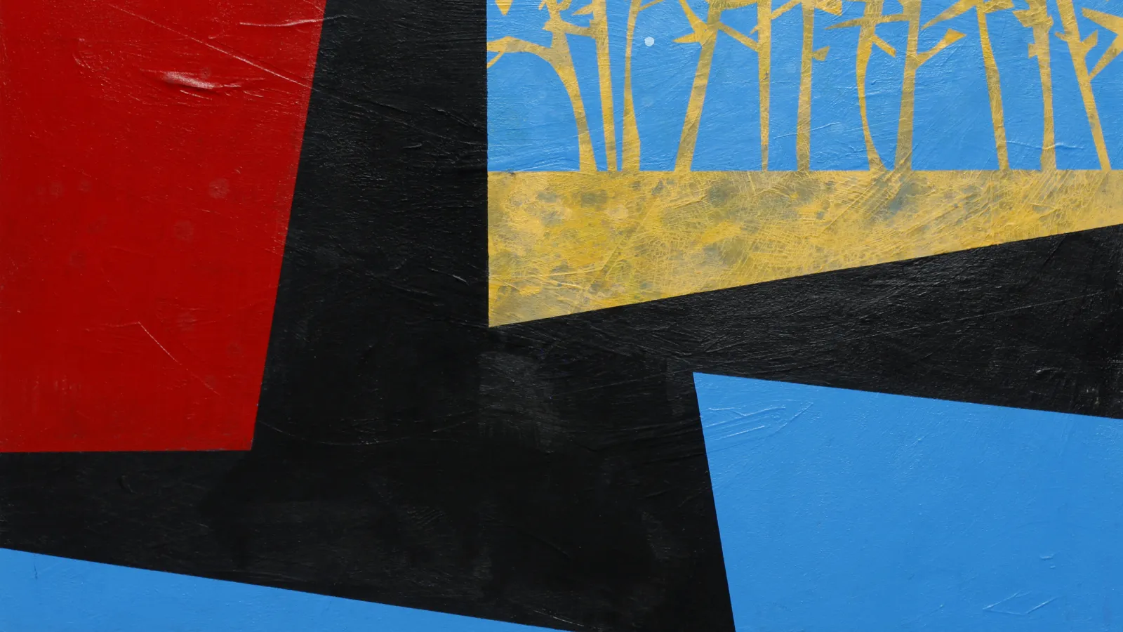 E.F. Hebner, Unless, 2000, acrylic on masonite, 32 x 32