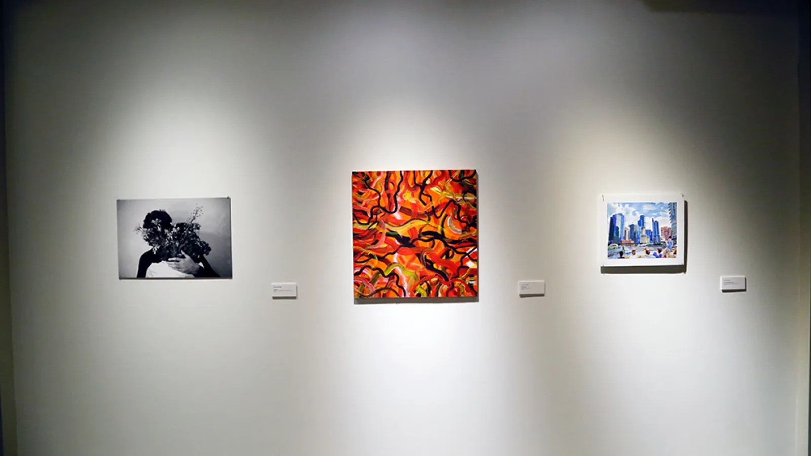 Installation view, Art Scholars Juried Exhibition. Photo by Annalisa Hartlaub