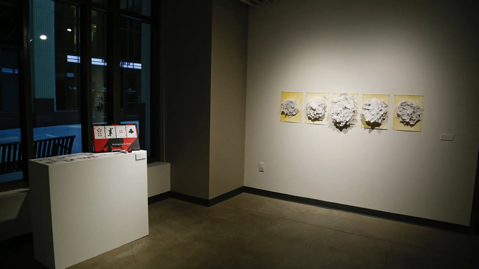 Installation view, Art Scholars Juried Exhibition. Photo by Annalisa Hartlaub