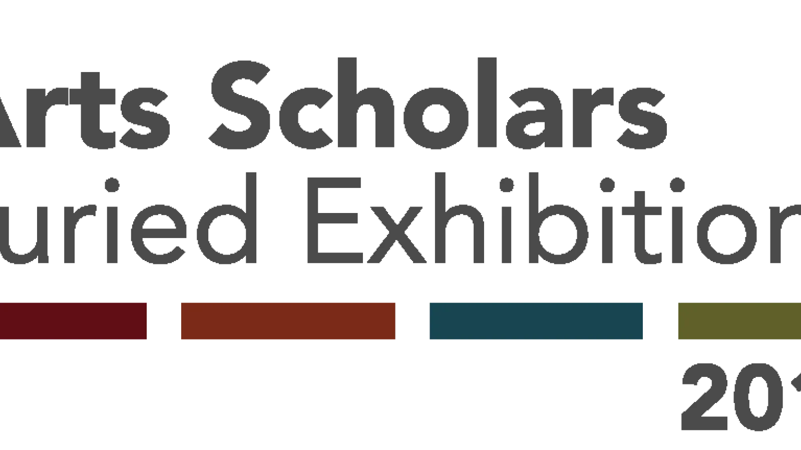 2015 Art Scholars Juried Exhibition Logo