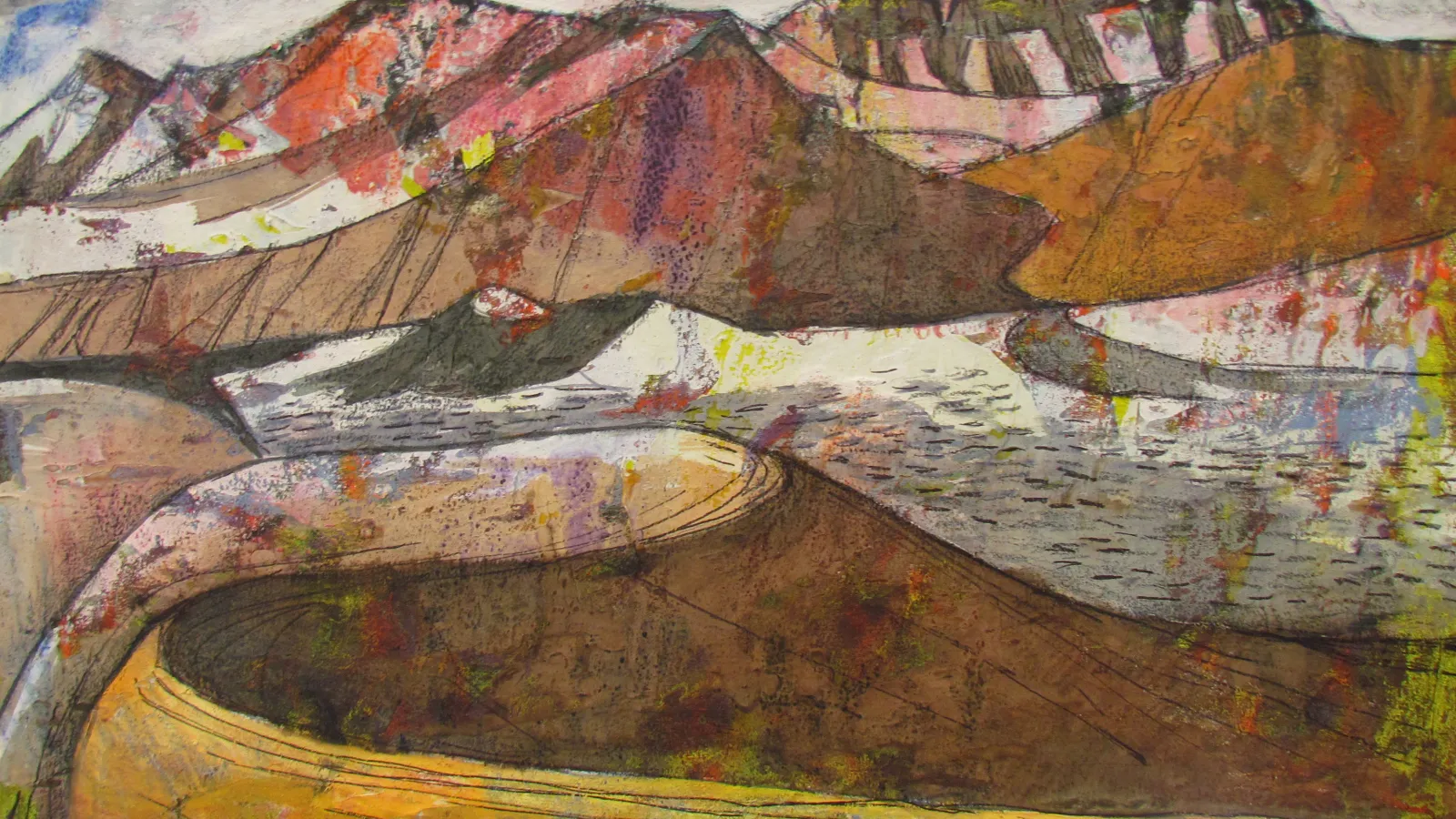 Chao Ping Liu: "Burning Man," mixed media. Image from Goodwill Columbus