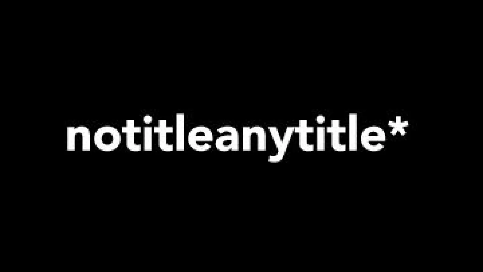 notitleanytitle icon