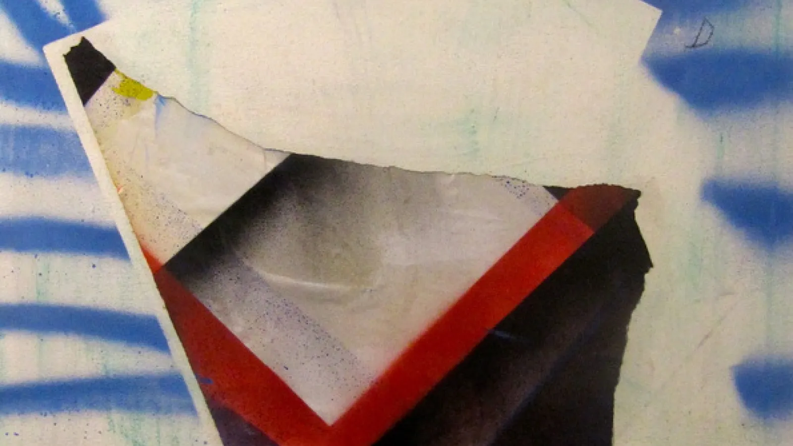 Sam Branden: Untitled, mixed media on canvas, 2014