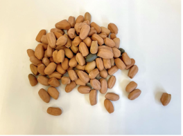 A pile of one hundred terracotta clay dates