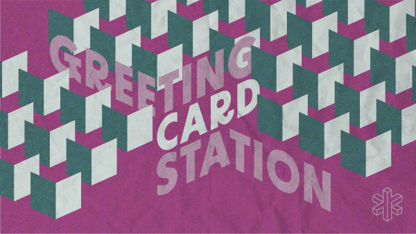 Greeting Card Station