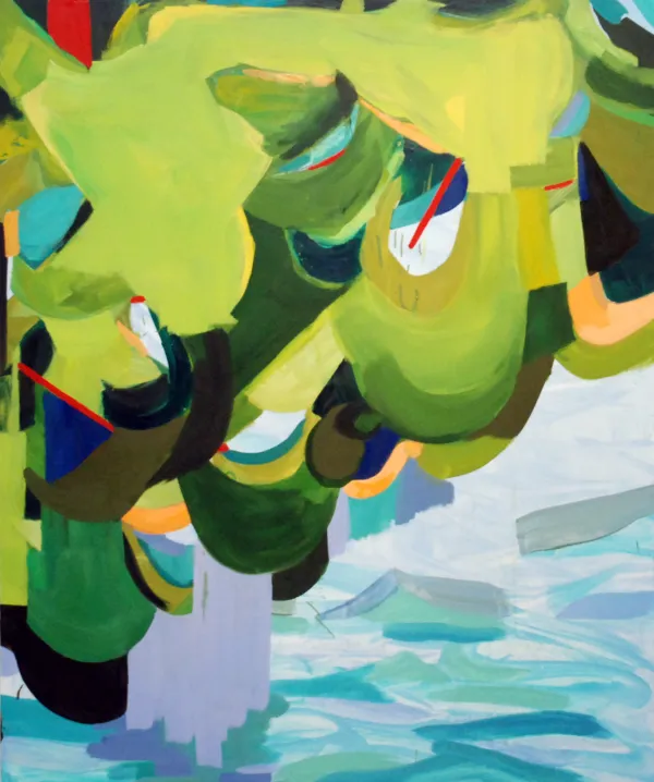 "Top Heavy" by Lauren Whearty, oil painting