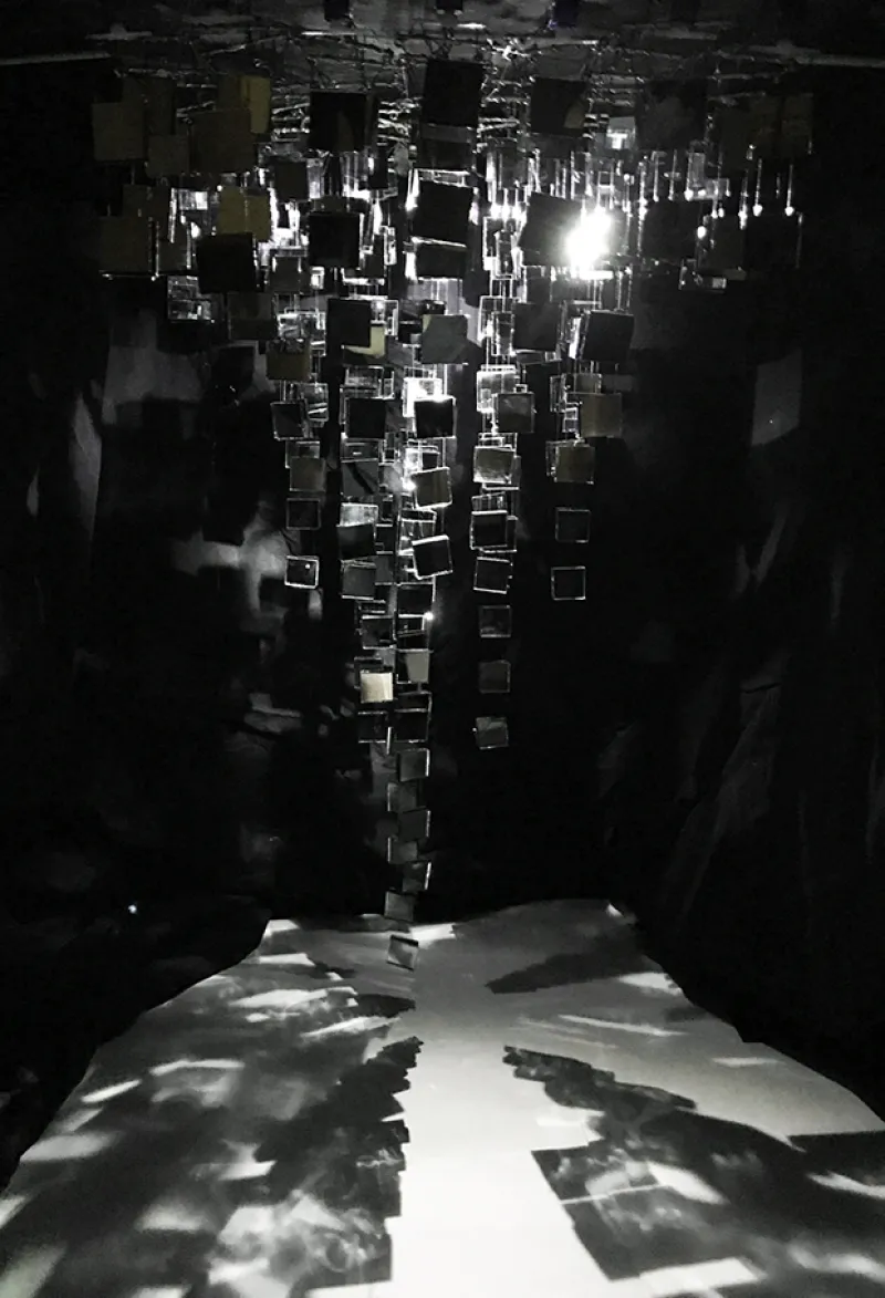 Mirror Chandelier by Hana Gregg