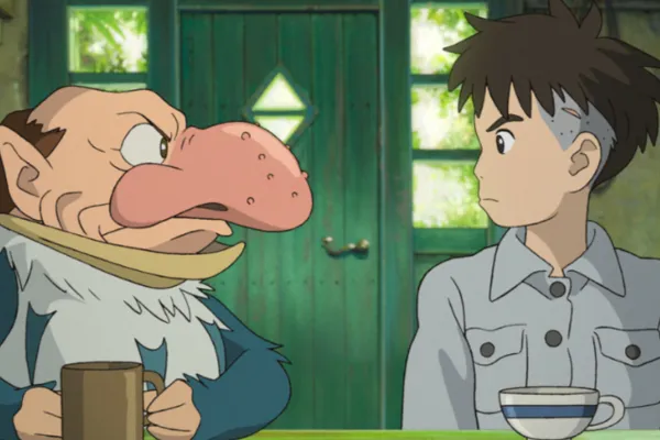 A still from the film, The Boy and the Heron