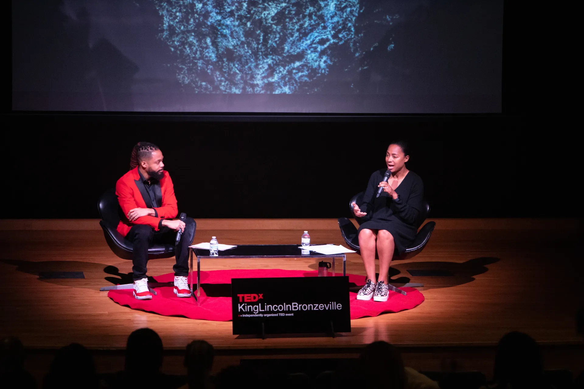 terron and dionne from the wex speaking at a tedx devent