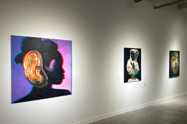 A photo of Arris' J. Cohen's work in the exhibtion.