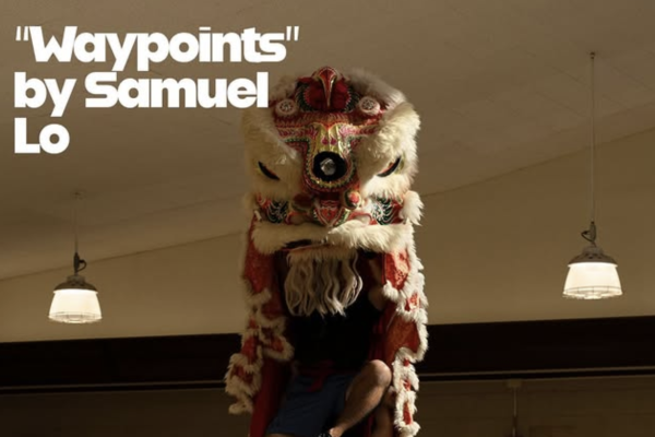 waypoints by samuel lo with a traditional dragon costume