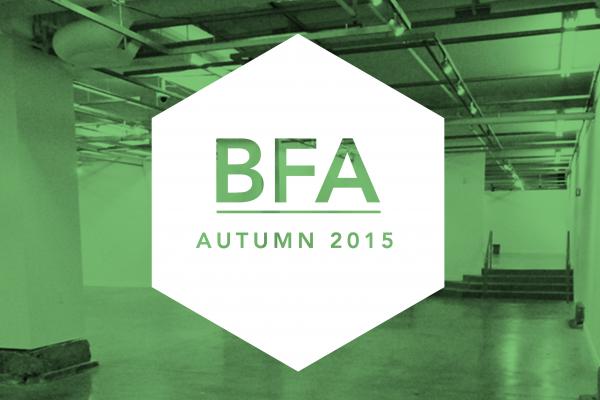 Autumn 2015 BFA Senior Projects Exhibition 
