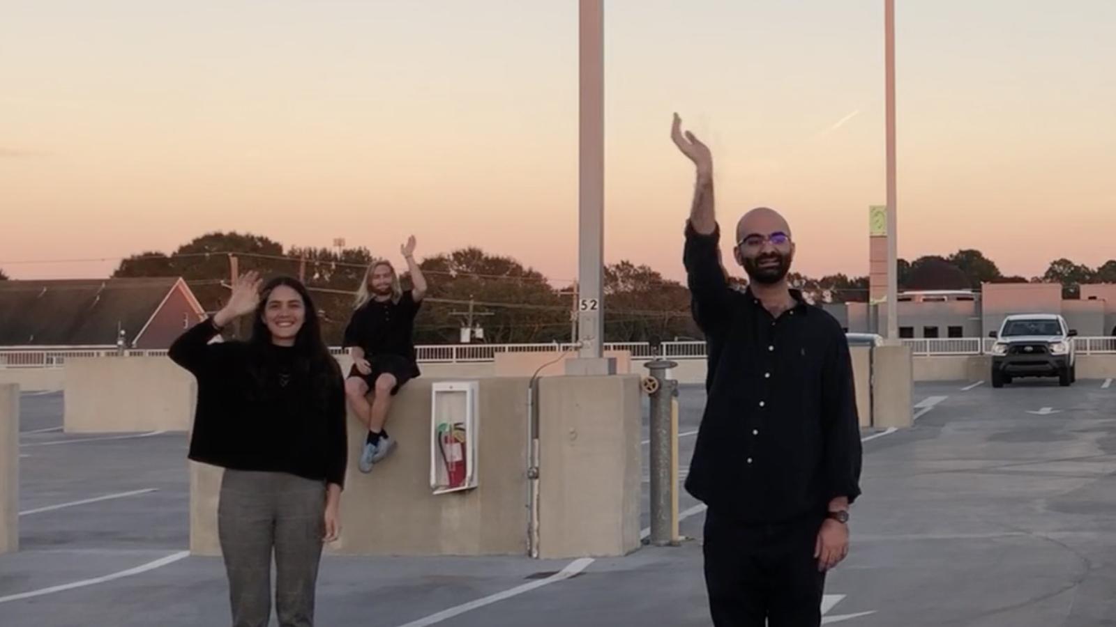 waving hello exhibition detail image 