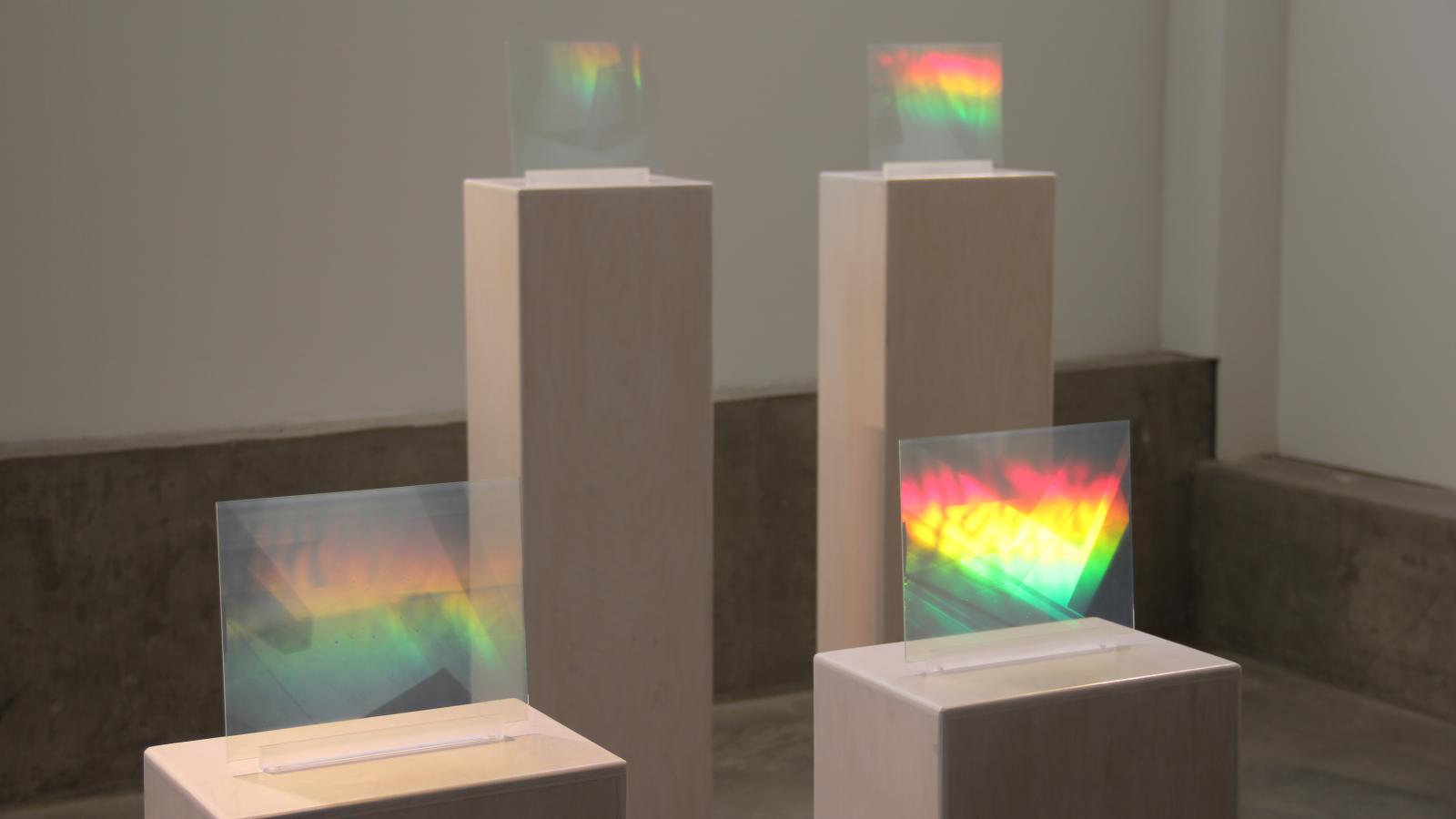 Image of Jessica Mallios: "Untitled," glass hologram, 2013