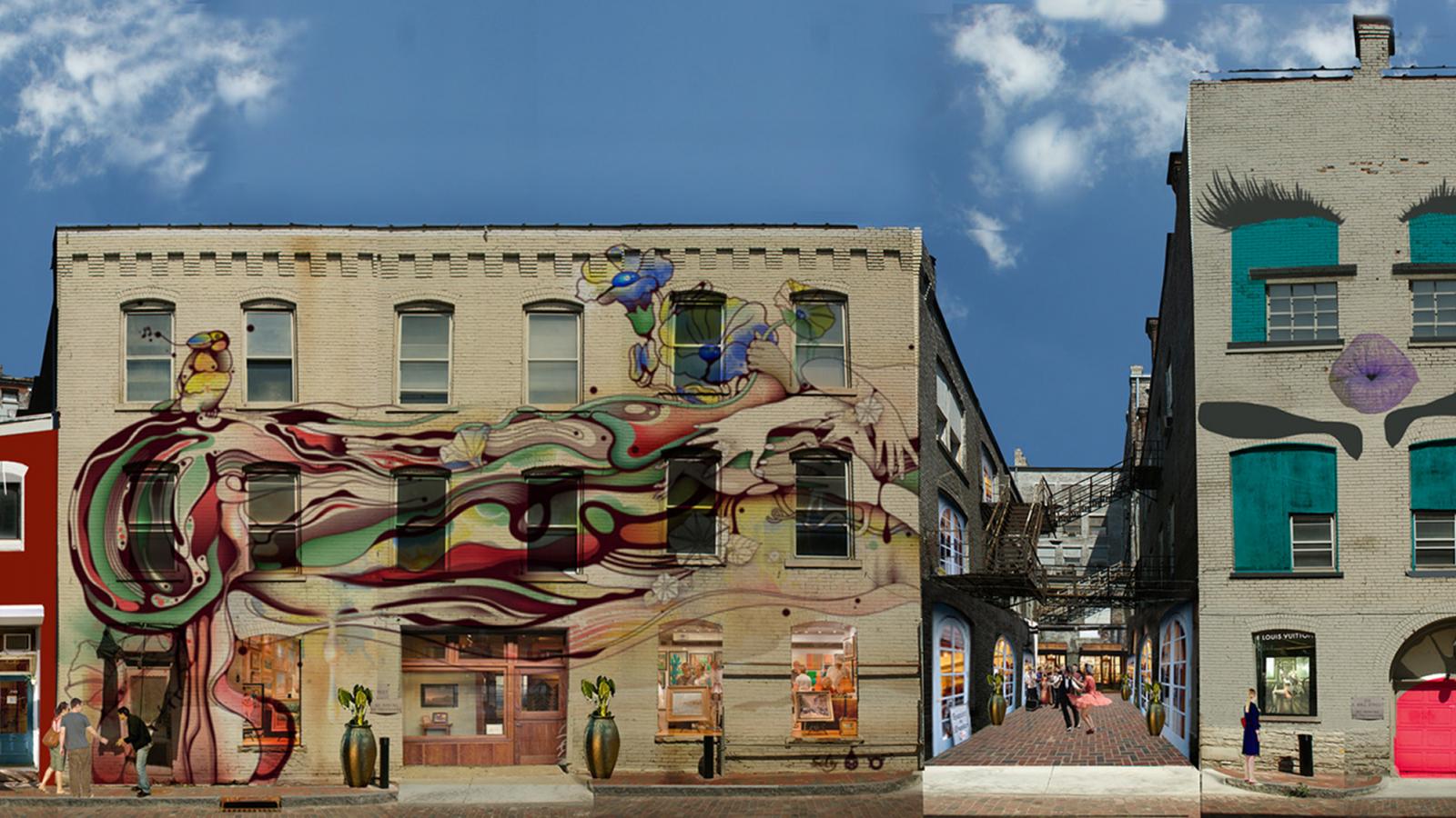 Panorama of Street Art
