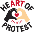 Heart of Protest logo 